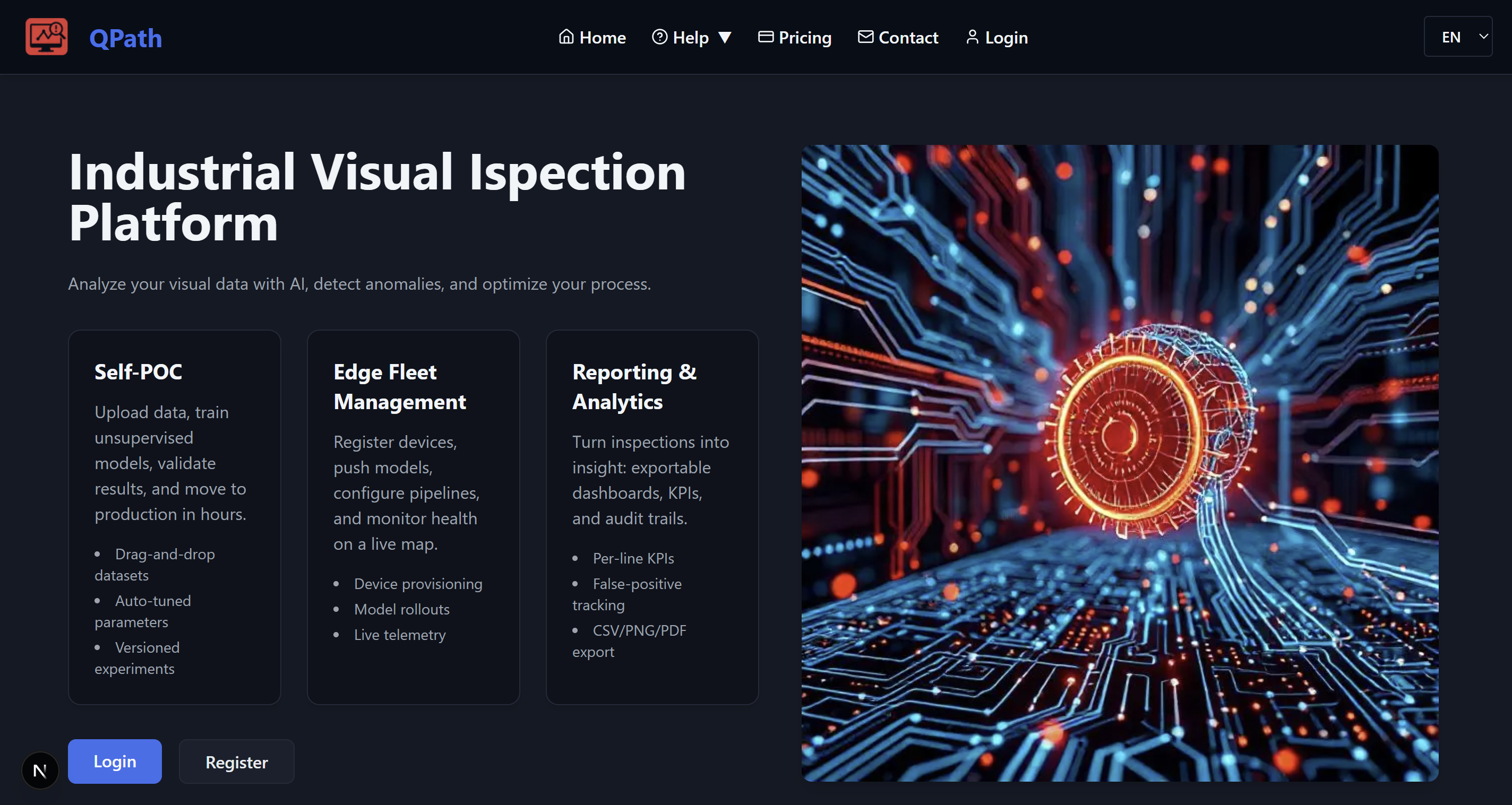 Web Platform Screenshot